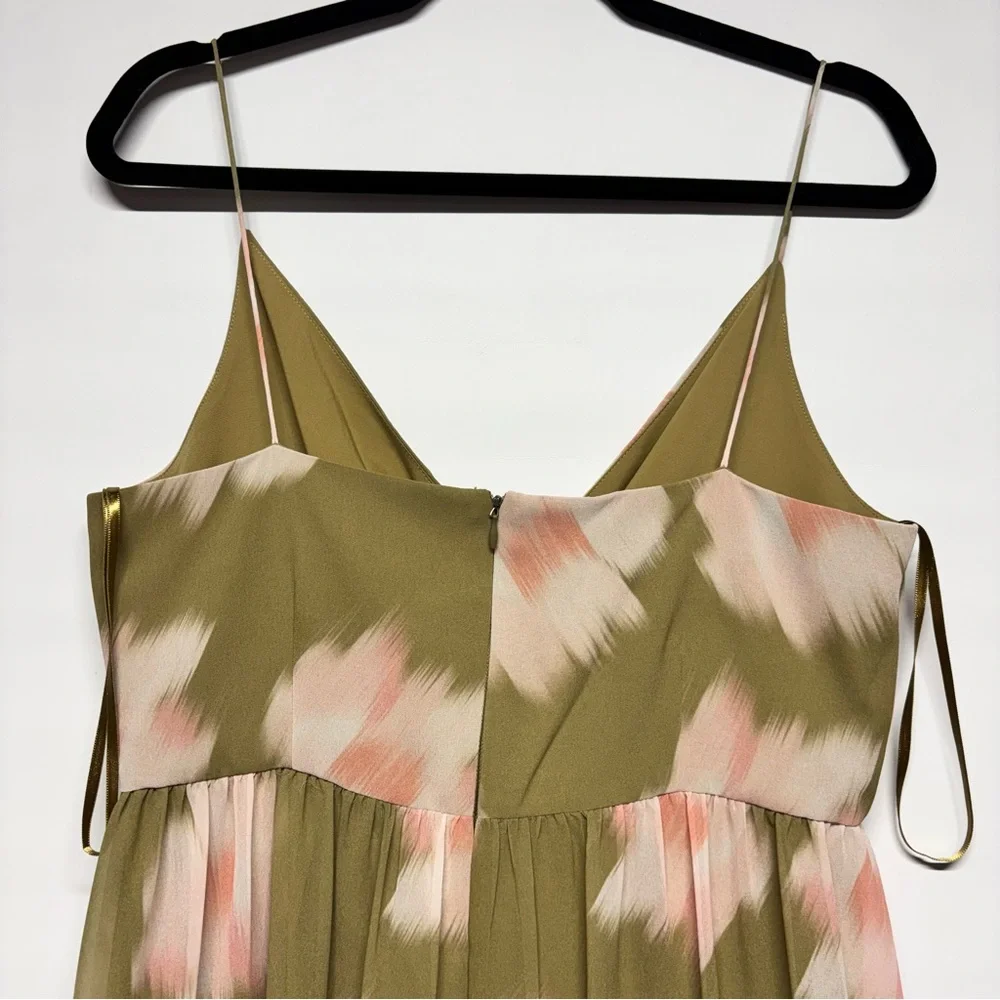 ✨Sachin + Babi Dalia Midi Dress Ika Scatter Floral Green Size 8